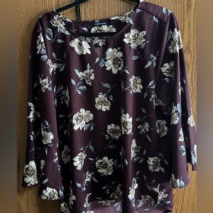 Floral Print Women's Top